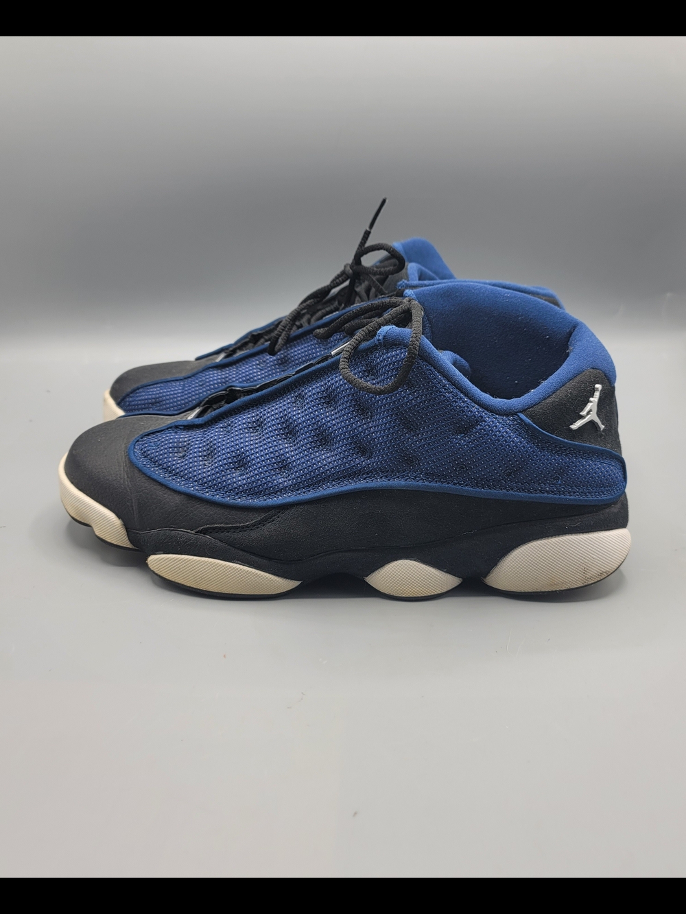 Air Jordan 13 Low Jumpman Sneakers - Navy Blue & Black